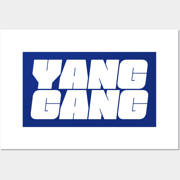 YangGang: Andrew Yang for 2020 President Wall Art by topower